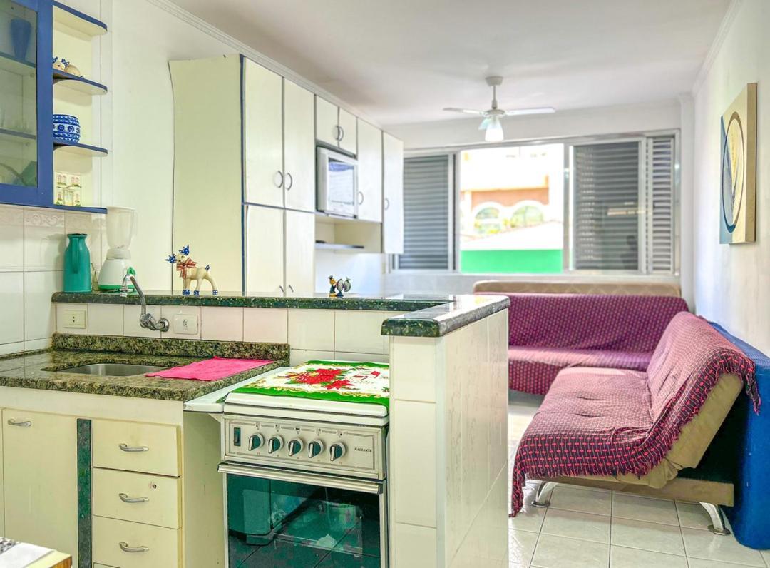 Apartmán Otimo Loft Pe Na Areia Na Praia Da Guilhermina Sp Praia Grande  Exteriér fotografie